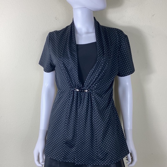 Notations Tops - Notations Stretchy Double Top. Size M.